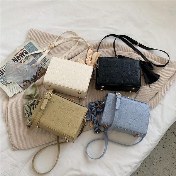 

evening bags summer simple small bag female 2021 trendy all-match western style high-quality shoulder texture net red messenger