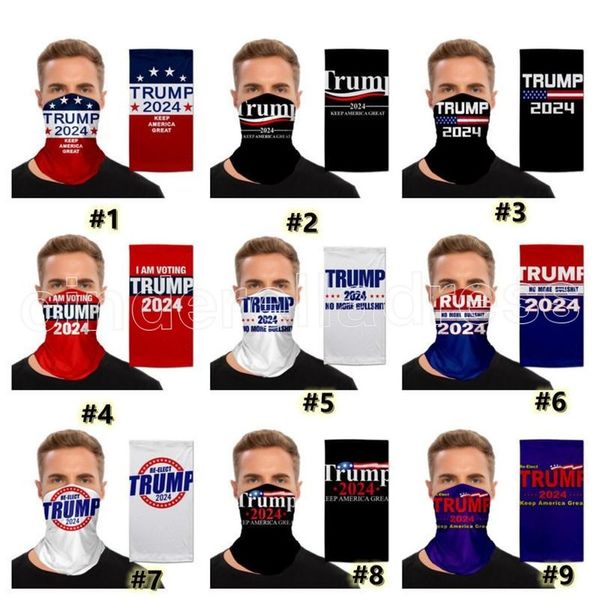 

new us presidential election trump 2024 magic scarf mask cycling masks scarf motorcycle magic scarves headscarf neck outdoor face masks