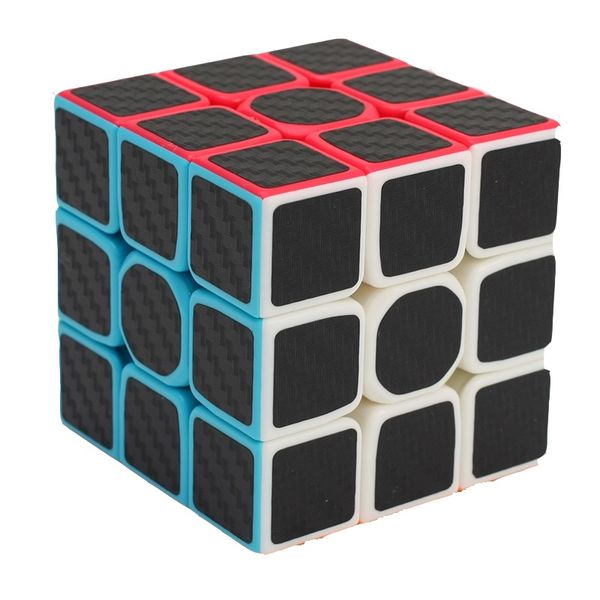 

ZCUBE 3x3x3 Carbon Fiber Sticker Magic Cube Puzzle 3x3 Speed Cubo magico Square Puzzle Gifts Educational Toys for Children