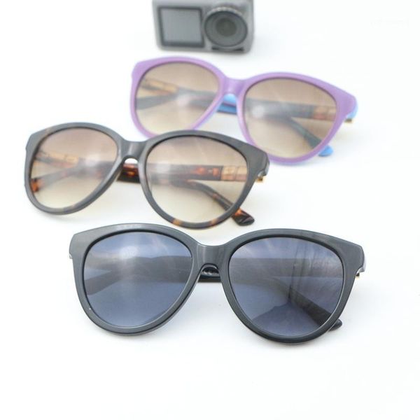 

purple ladies sunglasses gradient color lenses gray men's black big frame glasses, White;black
