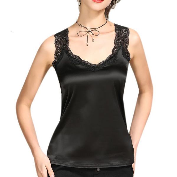 

plus size tank lace silk halter women camisole summer style sleeveless vest slim white crop women camis