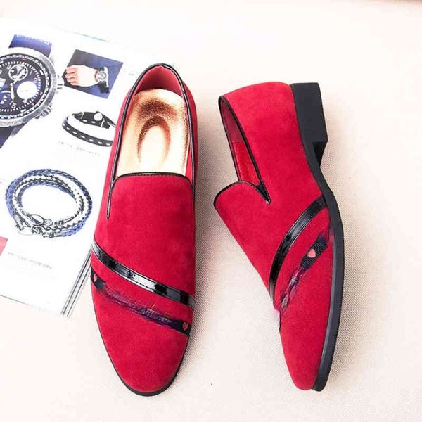 

dress shoes men fashionable suede daily casual in autumn classic flat bottom comfortable light and selling 8kh241 d3e4, Black