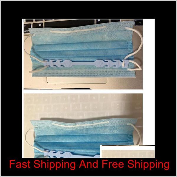 

white blue third gear adjustable anti-slip mask ear grips extension hook face masks buckle holder adjustable face mask qyllll bdebaby