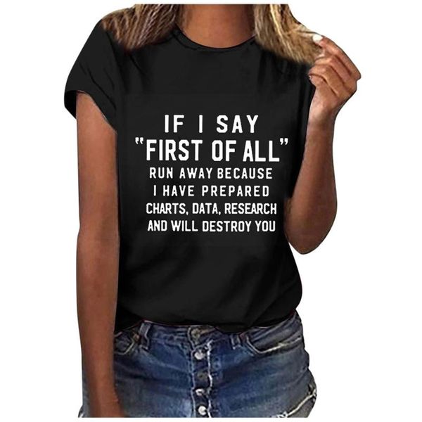 

women's t-shirt oversized t shirt women fashion letter print female summer o-neck loose casual pullovers tee y2k, White