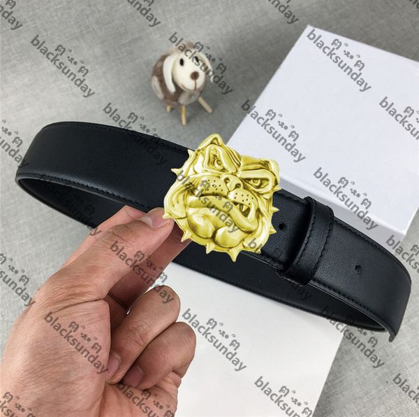 

width 3.8cm belts with box designer men's and women's leather belts smooth buckle luxury hipster belts, Black;brown