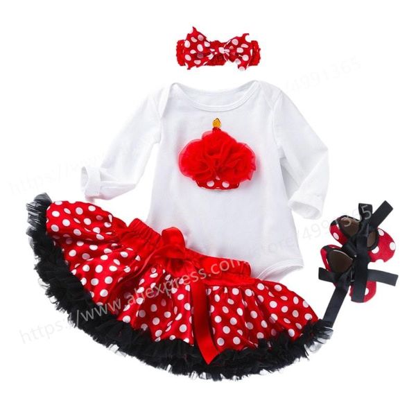 

girl's dresses girls birthday dress tutu dress+headband toddler kids born baptism clothes christening gown 2 year, Red;yellow