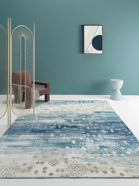 

luxurious living room carpet, bedroom full of table carpet, thickened modern room bedside nordic style