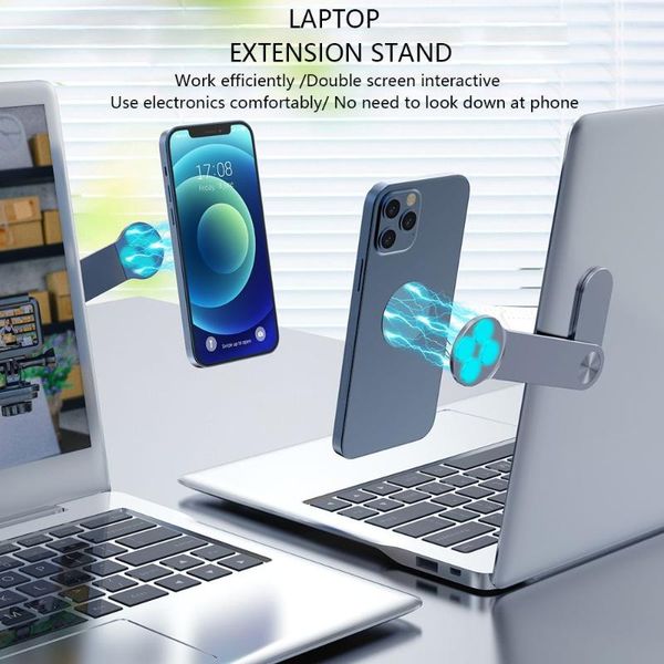 

cell phone mounts & holders metal computer monitor extension for connect expand holder self-adhesive mobile screen stand