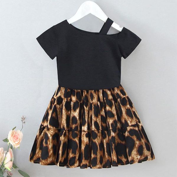 

clothing sets 2pcs infant baby girl summer toddler cotton casual outfits set bodysuit+leopard skirt cute clothes pullover, White