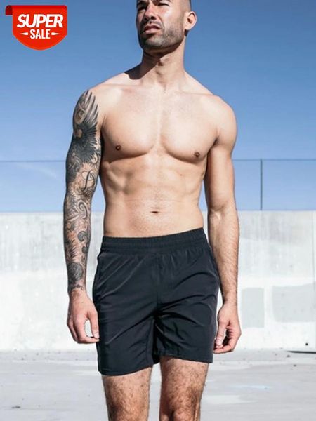 

2019 New Brand Fashion Men Summer breathable Casual Soft Fitness bodybuilding Simple Shorts Athletic Gyms Sports Training Shorts #c190, Black