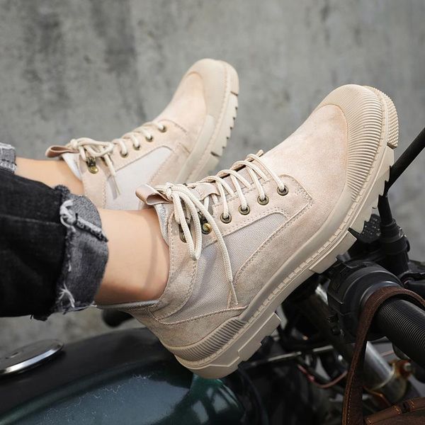 

boots western winter protective work ankle black heel boot coturno for men home tactical vintage rubber boty