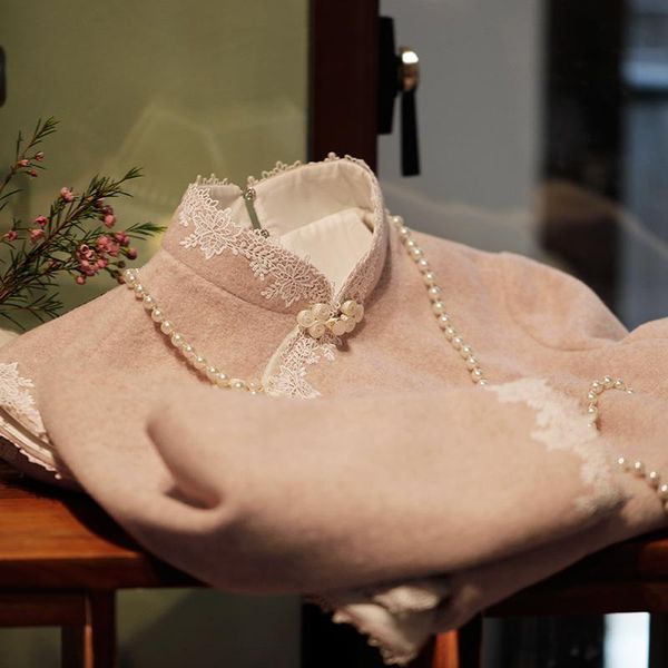 

ethnic clothing qipao qiu dong sheng cloth to keep warm everyday improve dress wind restoring ancient ways the china in 2021, Red