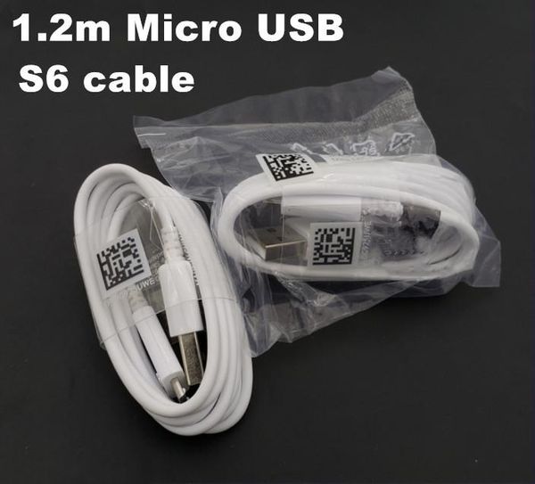 

dhl 100pcs 100% original 1.2m micro usb fast charger cable data sync fast charging for samsung galaxy s6 s7 note 4 5 s4