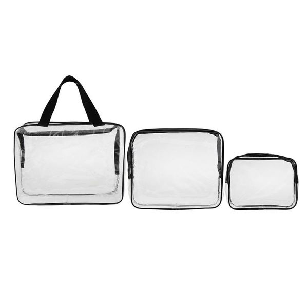 

waterproof clear pvc cosmetic makeup bag organizer toiletry travel pouch