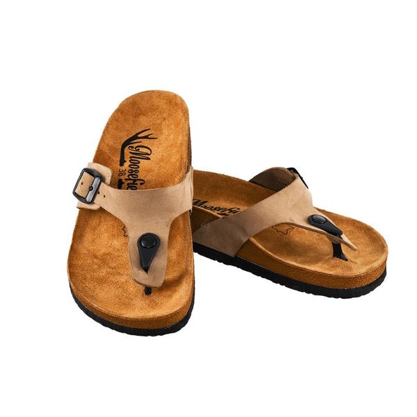 

moosefield genuine suede leather flip flops brown women slippers md-42mmf first spring summer season new model women slippers, Black