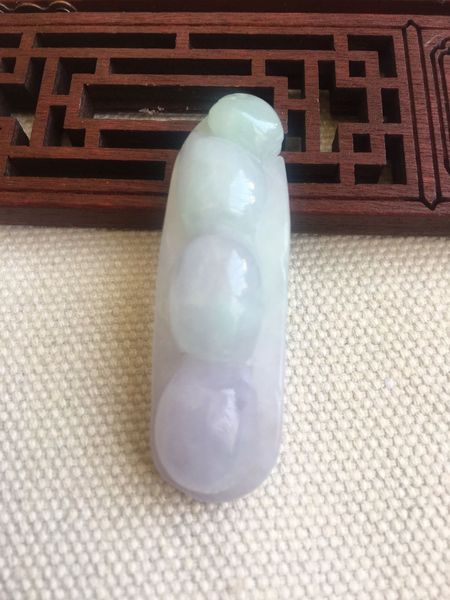 

natural myanmar purple green jade pendant necklace hand-carved jade beads necklaces jadeite jade jewelry necklace women, Red;blue