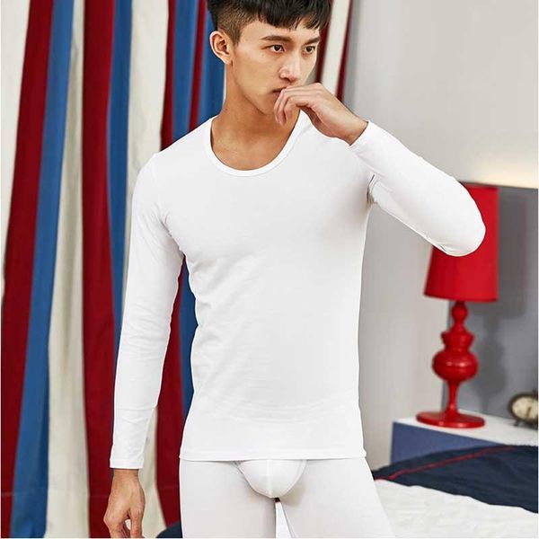 

1 set winter warm men long johns soft thermal underwear man cotton tight thin long johns underpants legging masculina, Black;brown
