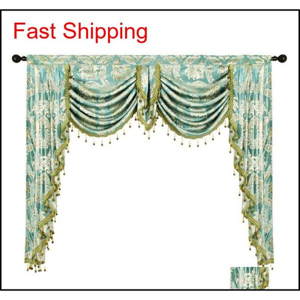 

european luxury jacquard window blackout valance royal pelmet lambrequins valances for jllefn network2010