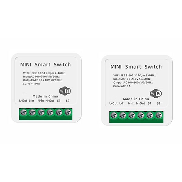

mini smart wifi diy switch supports 2 way with alexa google smart life