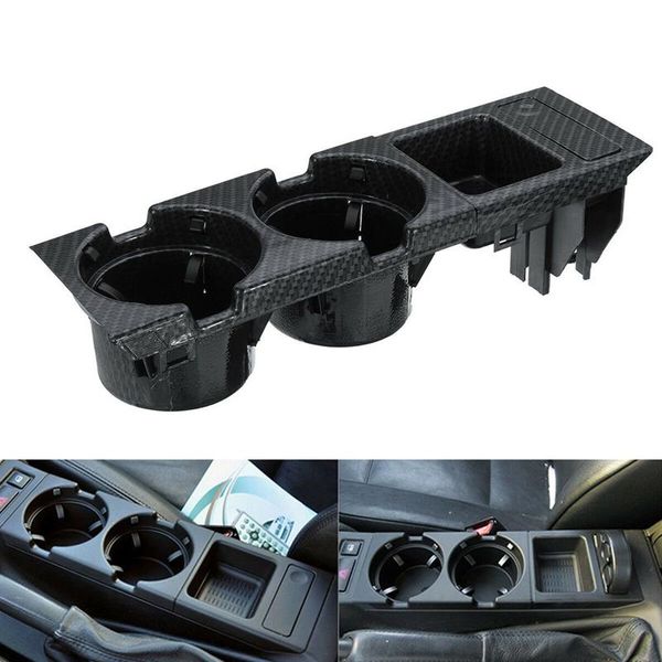 

3pcs car center console water cup holder for 3 series beverage bottle holder coin tray e46 318i 320i 98-06 51168217953