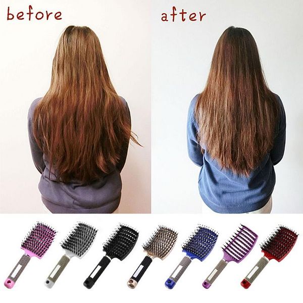 

electric hair brushes brush girls scalp massage comb women wet curly detangle for salon hairdressing styling tool