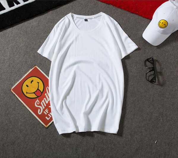 

2021 new style ts95 mens summer bodybuilding cotton short sleeve t shirt fitness male casual fashion tees clothing s2uw, White