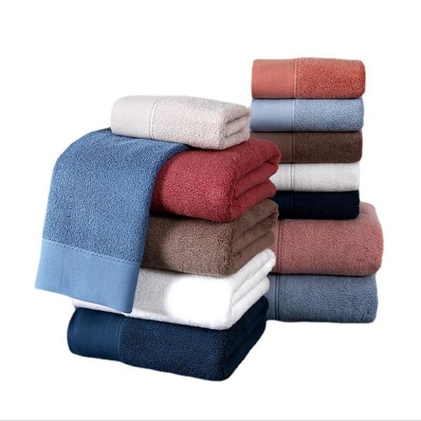 

towel 70x140cm pure cotton bath washing face household men and women soft absorbent towels