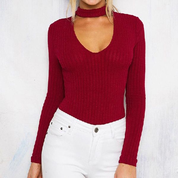 

elegant deep v neck cotton+polyester women tight sweater knit knitwear sweater, White;black