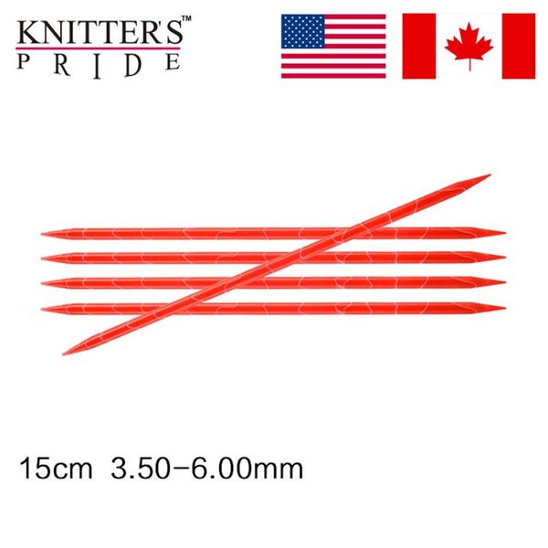 

sewing notions & tools knitter's pride marblz 15cm double pointed needles diy craft knitting needle, Black