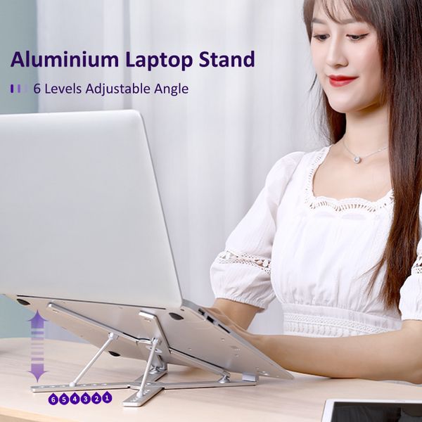 

lapstand portable foldable tablet keyboard stand aluminium lapstand adjustable