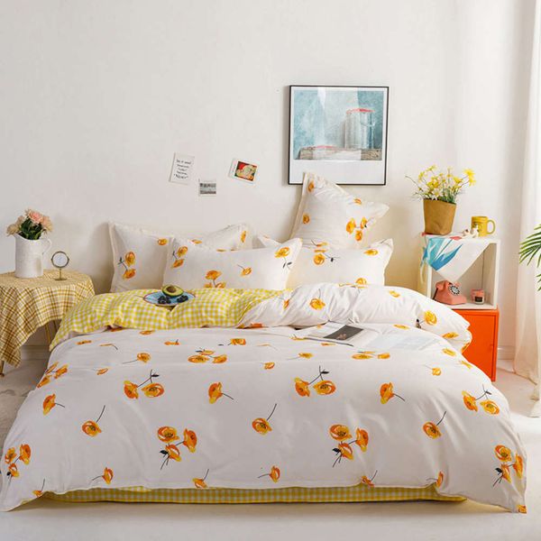 

bed linings gift aloe cotton matte 4-piece sheet quilt cover student dormitory 3-piece bedding