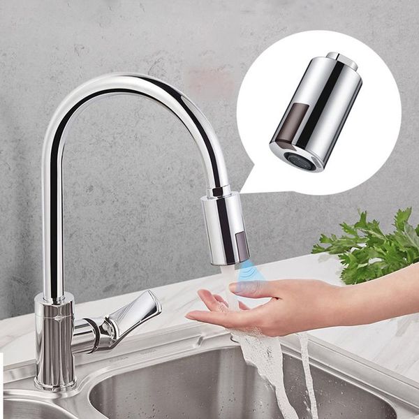 

bathroom sink faucets smart touch kitchen faucet sensor water-saving sprayer tap automatic intelligent infrared mixer taps