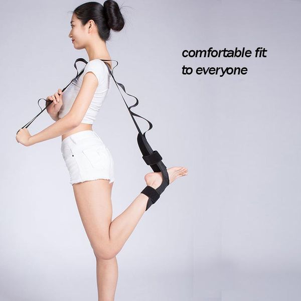 

2021 yoga ligament stretching belt foot rehabilitation strap plantar fasciitis leg training foot ankle joint correction braces