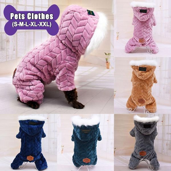 

dog apparel pet hoodie coat soft fleece warm puppy clothes sweatshirt winter for small dogs shop #3