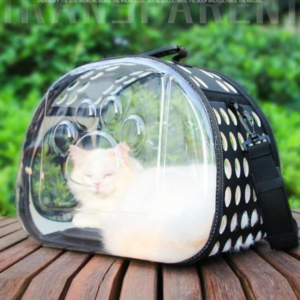 

1000 pet cat bag out carrying bag cat cage dog out carrying space slanting across