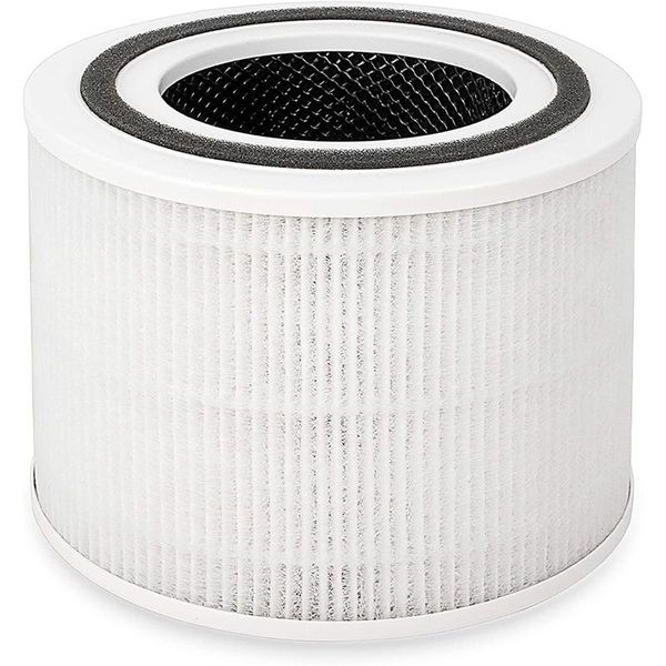 

core p350-rf h13 true hepa replacement filter for levoit core p350 pet care air purifier, 3-in-1 h13 grade hepa filter