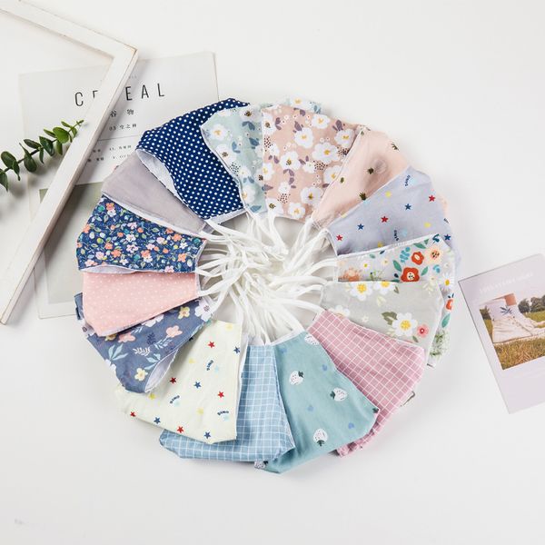 

mask creative cotton life sunscreen washable printed dustproof cloth