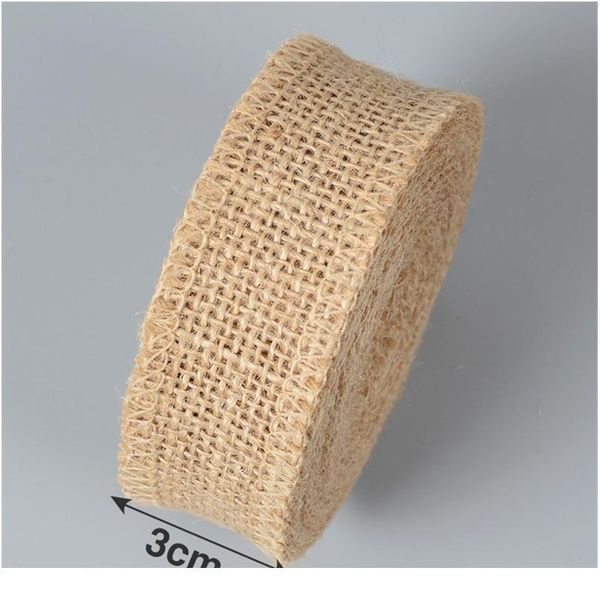 

beautiful 5meters/roll jute rope linen ribbon diy handmade christmas wedding craft lace linen roll clothing, packagi jllsme, Pink;blue
