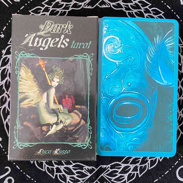 

dark angels new english version oracles cards divination fate tarot deck board game for women girls