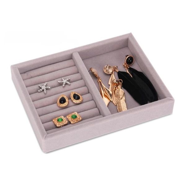 

storage boxes & bins simple jewelry drawer diy tray bracelet earrings display plate box (without jewelry) ap12041131