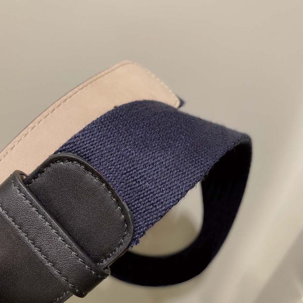 

new black/brown genuine leather with green blue web gold buckle women belt with box men designers belts designer belts 372