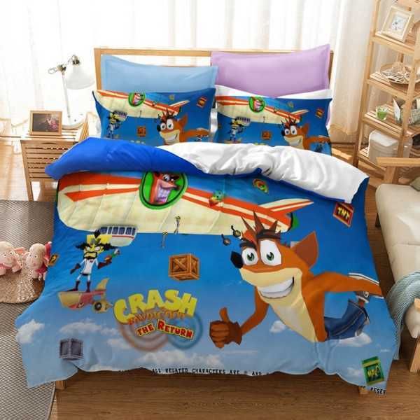 

game crash bandicoot 3d printed comforter bedding set duvet cover sets pillowcase twin full  king bed linens drop ship