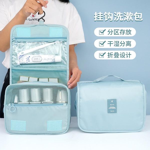 

cosmetic bags & cases net red bag small portable korea minimalist girl is washed toiletries big capacity men's makeup hanging hook