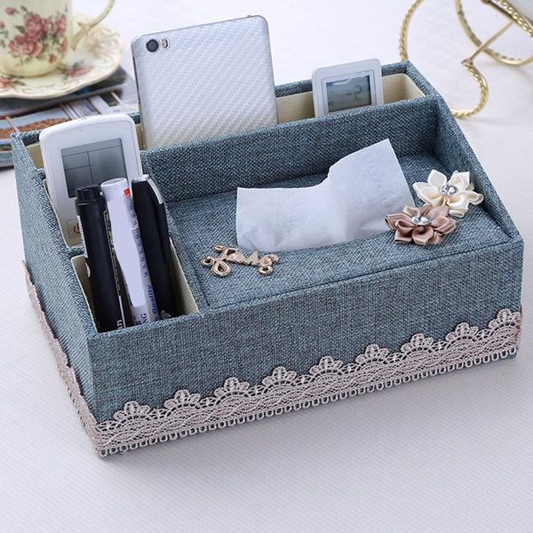 

rectangular tissue box napkin holder home car napkins case home organizer decoration l paper box napkin holder