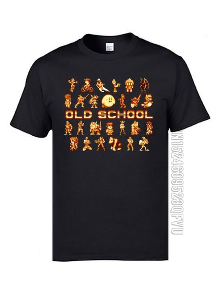 

men's t-shirts old school golden age of gaming printed t shirts 3d tps board games funny tee-shirts for student video gamer black tshir, White;black