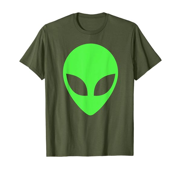 

Green Alien Head 90' Style Funny Alien T-Shirt, Mainly pictures