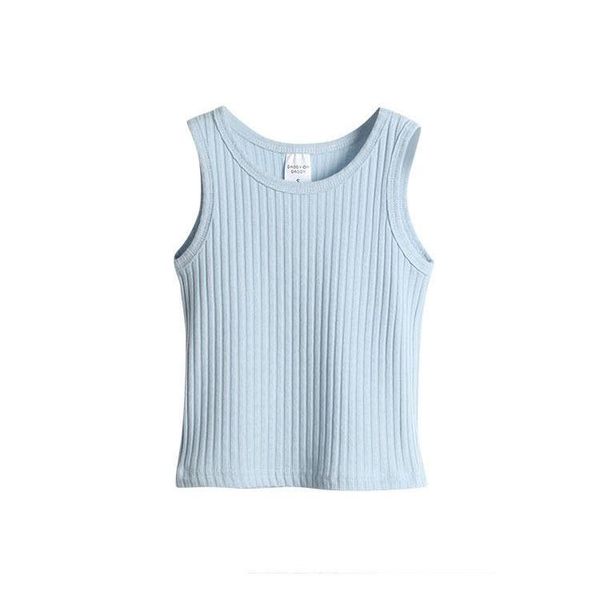 

vest summer children's children elastic cotton boys and girls, Blue