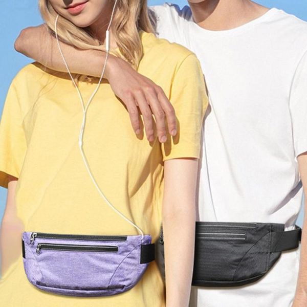 

outdoor bags practical fanny pack large capacity waist wear-resistant bag sports polyester waterproof pocket belt for