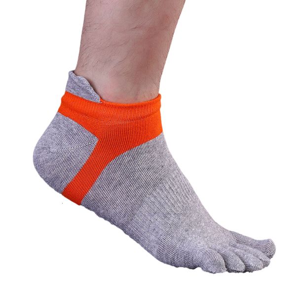 

pair of men breathing low cut teen no show five finger socks, Black