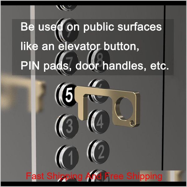 

contactless edc door opener key tool for outdoor public door handle touchscreen button closer tool door handle openi jllzfb bdetrade